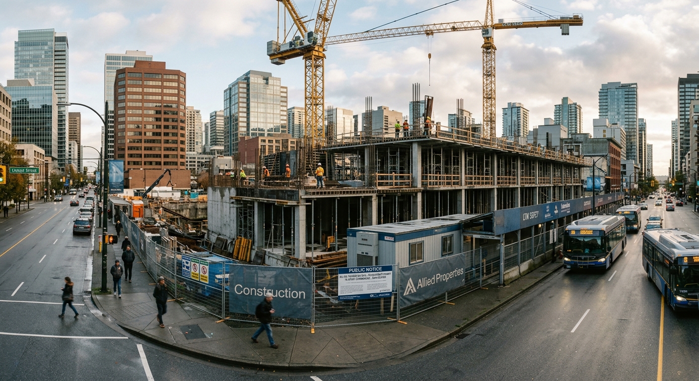 Allied Properties Plans 10-Story AI Data Center in Downtown Vancouver
