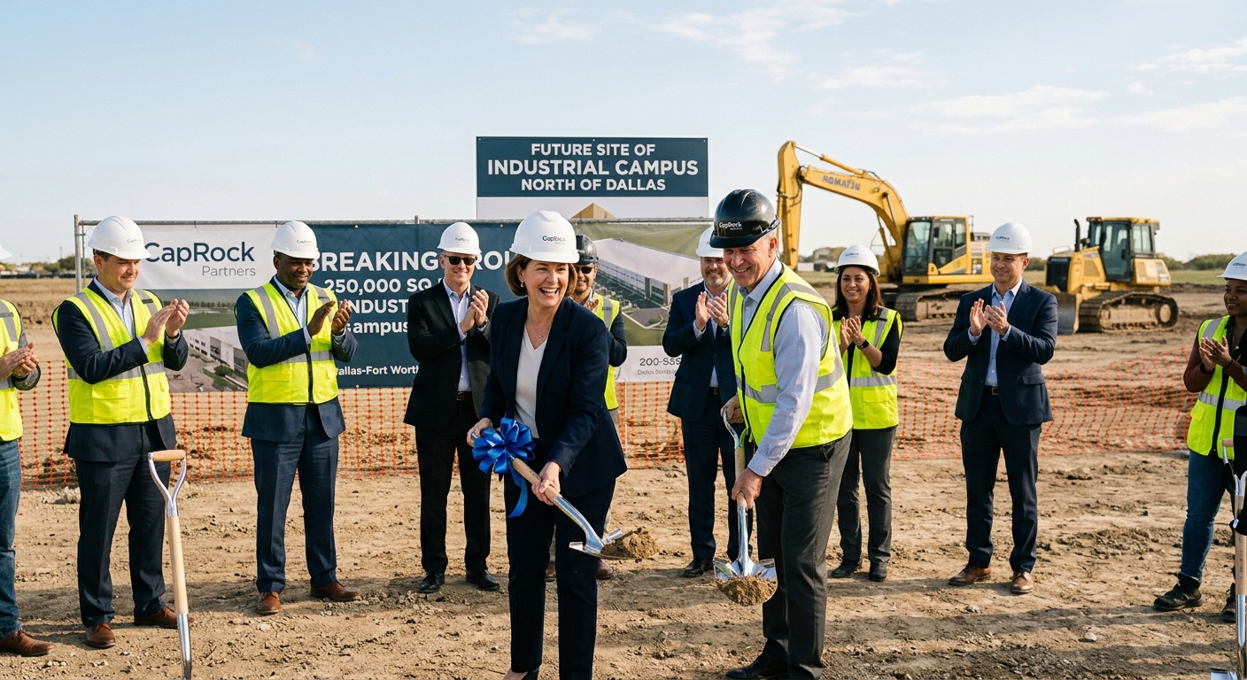 CapRock Partners Breaks Ground on 250,000 SF Industrial Campus North of Dallas