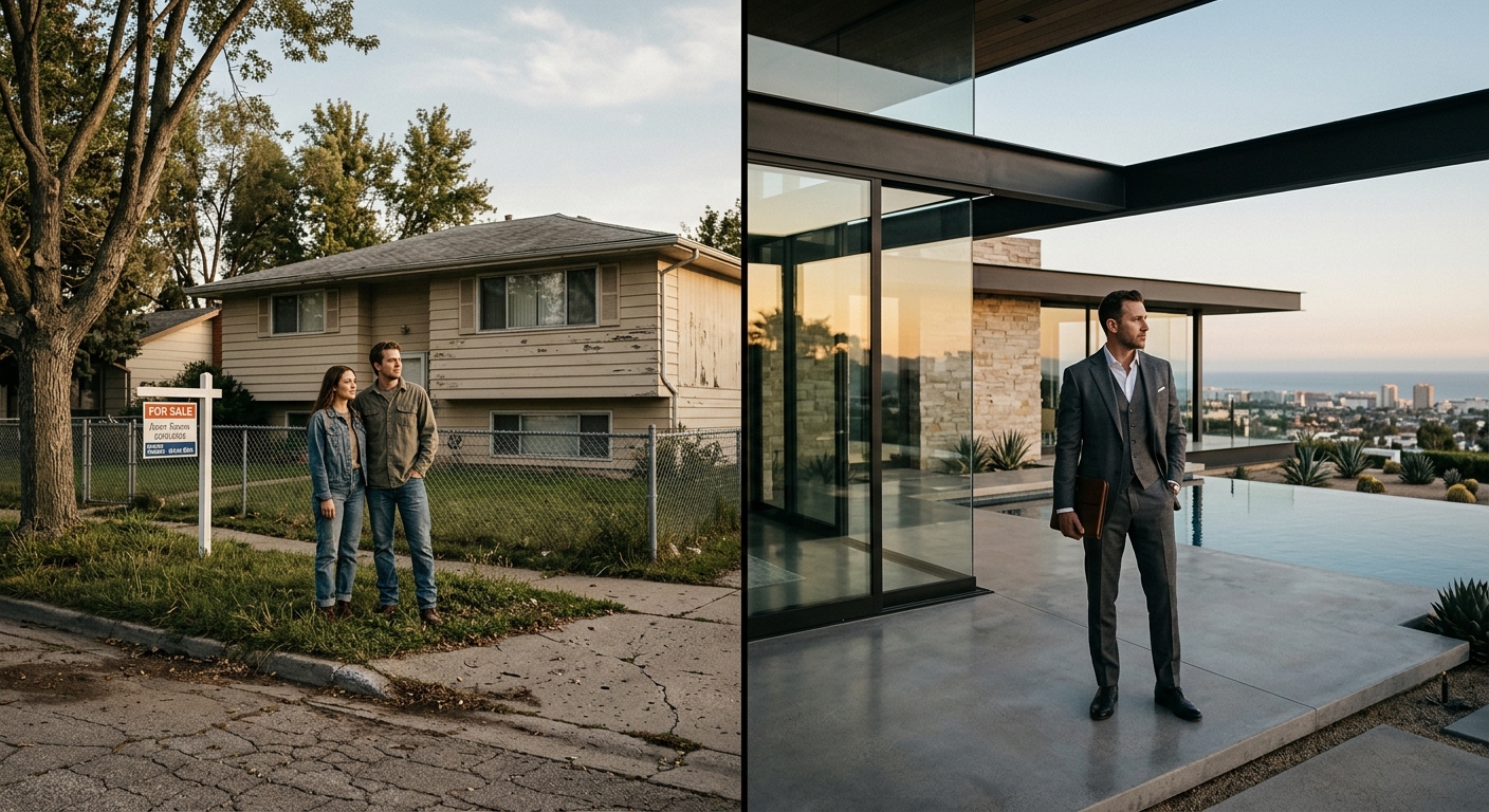 Starter-Home Sales Drop as Luxury Buyers Push Market Past $440,000 Median