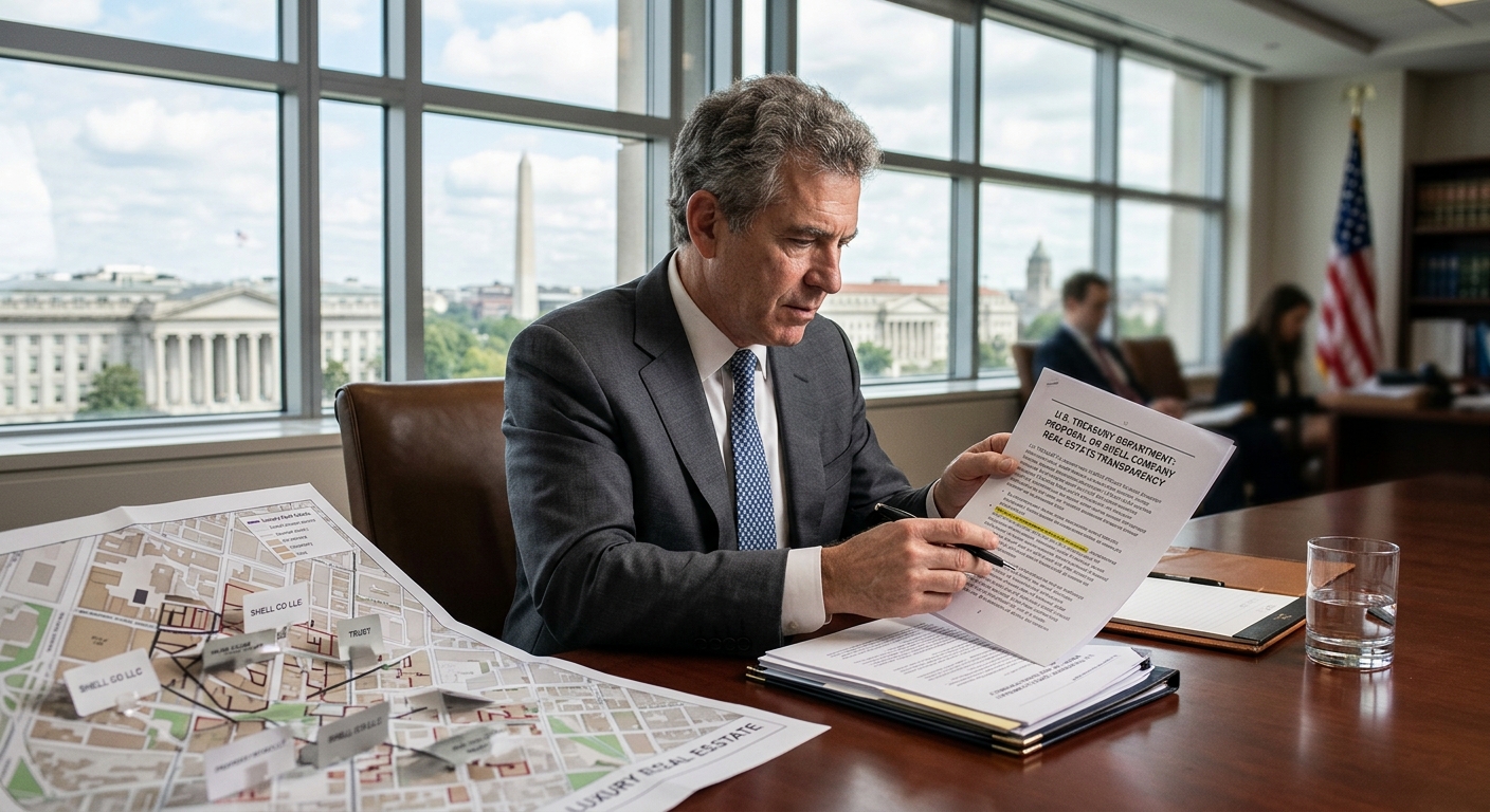 Treasury Proposal Targets Anonymous Real Estate Ownership Through Shell Companies